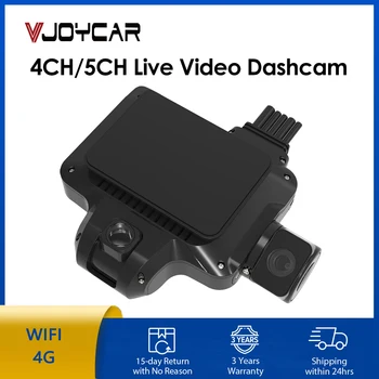 Най-новата 4G един dashcam Live Video GPS за Проследяване в реално време SOS Повикване Автомобилна Камера Анализ на поведението на водача и монитор ADAS Voice 