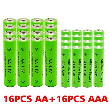 Безплатна Доставка AAA Battery100%original1.5V Акумулаторна батерия AA9800MAH AAA8800MAH AA Алкална батерия ForledlighttoyMP3longlife