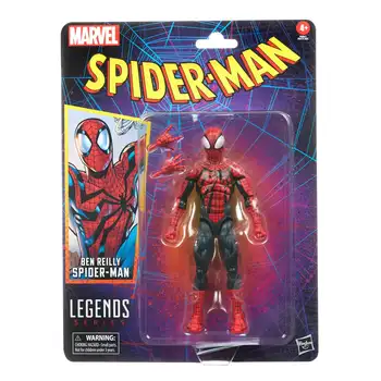 Оригиналът е В наличност Hasbro The Amazing Spider-Man, Marvel Легенди на Човека-паяк (Бен Райли) 6-инчов фигурки са подбрани играчка