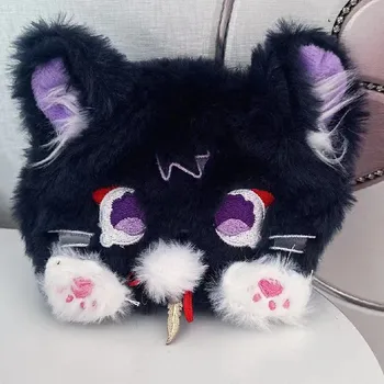 2023 Нов Genshin Impact Kawaii Wanderer Cat Плюшен играчка Кукла в Чантата си за Дреболии Аниме Игра Плюшен чанта Сладки Подаръци на деца на рожден Ден