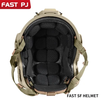 Бърз тактически шлем SF от допълнителни ABS-сплав, лека каска за катерене с подобрена подплата