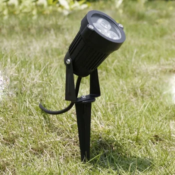 Водоустойчива лампа, която Осветява Топла Крушка Точков Пейзаж Открит Тревата Бяло-Зелена Светлина на Пътя Градина с шипове