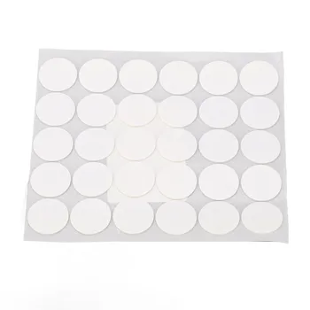 10 Комплекта на двустранните порест каучук ленти, Многофункционални Кръгли самозалепващи се подложки от полиуретанова пяна 20 мм x мм, бял