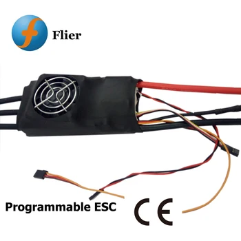 Електронен регулатор на скоростта Flier Brushless ESC 12S 200A за радиоуправляеми коли Безплатна доставка