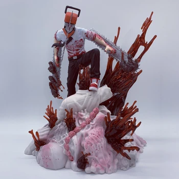 Аниме Сцена с един Човек-резачка, играчка ръчна изработка, светещи фигури, Декорации, Колекция от Играчки, подаръци