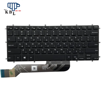 Новата Клавиатура за лаптоп Dell 7460 7466 7560 на иврит Черен Цвят 0CT3NW PK131Q12A03 E461