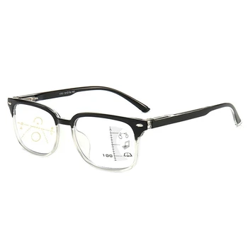 MODFANS Прогресивно мультифокальные очила за четене далеч и близо, пресбиопические очила за мъже и жени с media reader