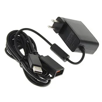 Източник на захранване ac 100-240 v, Штепсельная вилица ЕС/САЩ, кабел-адаптер, USB-зарядно устройство за Microsoft, аксесоари за сензори за Kinect Xbox 360 конзолата