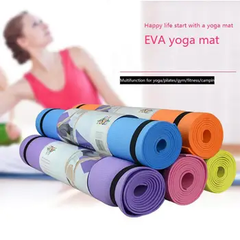 Нескользящий висококачествен и Модерен сгъваем много дебел нескользящий килимче за йога, фитнес-килимче за йога, универсален популярния преносим влагоустойчив, отговарят на високи