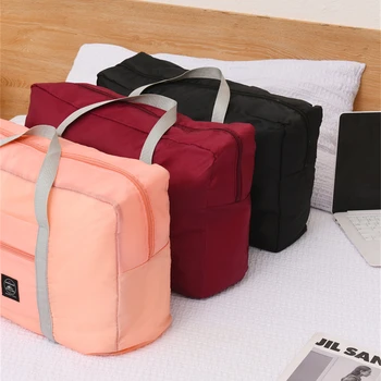 Пътна чанта, багажная чанта, Голям просторен раница на къси разстояния, издръжлив и водоустойчив сгъваем калъф, чанта за съхранение при пътуване