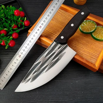 Кухненски Сатър готвач от неръждаема стомана, Разделочный нож, Китайски Мясницкий нож за обезкостяване на свинско месо, говеждо месо, Кулинарни обвалочные ножове