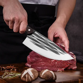 Кухненски Сатър готвач от неръждаема стомана, Разделочный нож, Китайски Мясницкий нож за обезкостяване на свинско месо, говеждо месо, Кулинарни обвалочные ножове