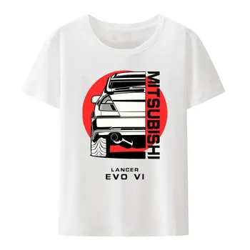 Initial D MITSUBISHI LANCER EVO IX Мъжки дрехи, Ризи с къс ръкав, Мъжки тениски за мъже, Дамски тениска, Градинска облекло Zevity
