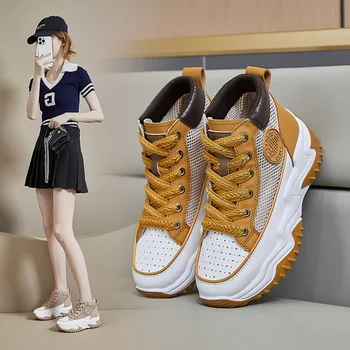 INS Корея окото дамски обувки с висок берцем, лятна новост 2023, дишаща студентски спортни ежедневни обувки J-d26