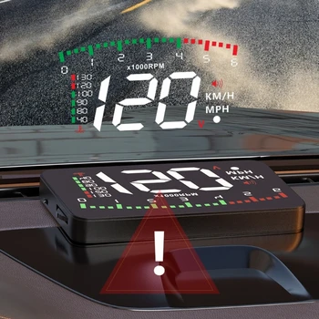 Екран с HUD дисплей на Heads Up, Универсален автомобилен проекторът на предното стъкло, директна доставка на скоростта на превозното средство