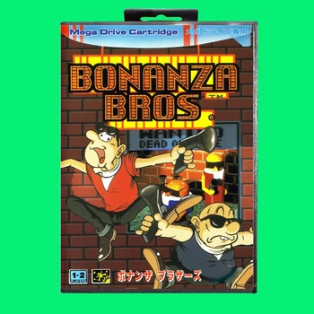 Игрална карта Bonanza Bros 16bit MD за MegaDrive за конзоли SEGA Genesis