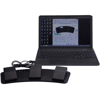 Нов Fs3-P USB Тройна Foot Switch Педал за Управление на Клавиатура, Мишка 3 Педала Имитират клавиш на клавиатурата Комбинирана Клавиш Hid USB Swit
