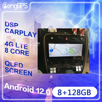 Android 12 За Porsche Cayenne 06-10 10-15 11-16 Авто Радио Безжичен мултимедиен плеър Carplay GPS Навигация главното устройство