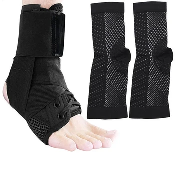 Чорапи за глезените, Компрессионный бандаж за глезена, еластичен ръкав от навяхвания за защита на краката докато тренирате, артрит, възстановяване