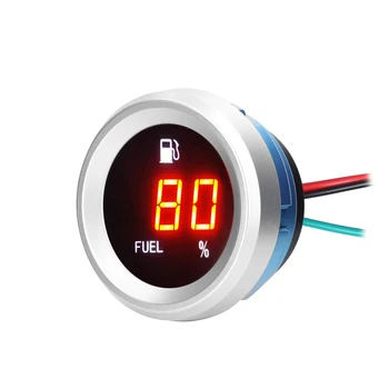 Цифров датчик за нивото на горивото с мига на аларма Авто измерване на нивото на горивото 9-35 В, тестер нивото на гориво за Автомобил, аксесоари за мотоциклети