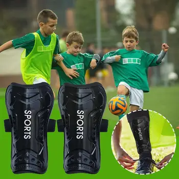 Нови футболни щитове за опашка от ABS-материал, защита за краката, поддържащо оборудване за упражнения, детски щитове за пищяла, футболни коленете, за възрастни, футболни S E7B9