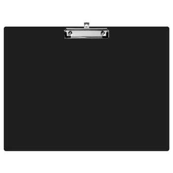 Таблет формат А3 с белязана от ниско-профил клипсой и висящ на една кука, преносими таблети за класни стаи, офиси, заведения, у дома (черен)