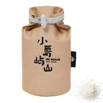 Чанта за ориз Къмпинг Контейнери с Обем 680 мл Чанта за ориз на съвсем малък Декор за нощуване На открито Изискан Противоскользящий и удобен За изсушаване на ориза