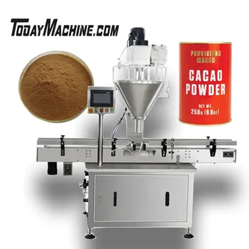 Автоматична Шнековая линия за Бутилиране на мляко на прах, какао, Шоколад, кафе на прах в бутилки