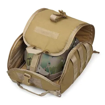 Чанта за тактически шлем, Многофункционална чанта за съхранение на Molle, Военна чанта за спортен лов, бойни каски за стрелба