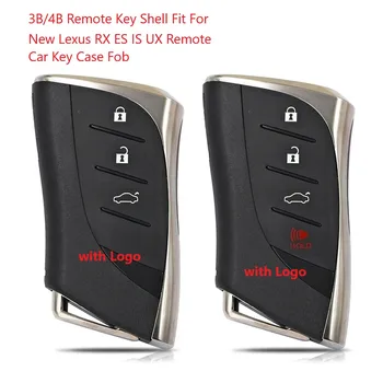 Корпус дистанционно ключ 3Б/4B е Подходящ за новия Lexus RX ES IS UX, калъф за ключове от колата, ключодържател