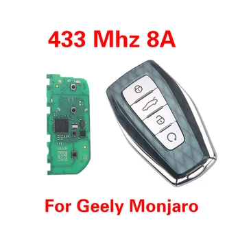 Оригинален Бесключевой умно дистанционно управление Go 433 Mhz 8A с чип За suv Geely Monjaro 2023