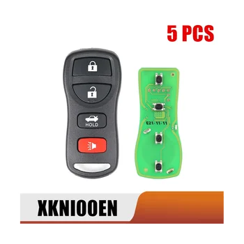 Xhorse XKNI00EN Универсална Кабелна ключодържател с дистанционно управление, възможност за сгъване Отделен 4 бутона за NISSAN Style за VVDI Key Tool 5 бр./лот