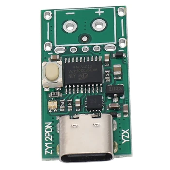 4X Конвертор USB-C PD2.0/3.0 в постоянен ток, модул за хранене, Примамка Задейства бързо зареждане, детектор тестер анкета (ZY12PDN)