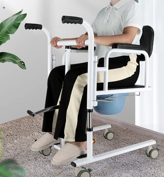 Напълно парализованная преносим машина за грижи за възрастните хора, мултифункционален преносими стол за семейства с увреждания