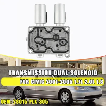 Резервни Части с двойно Соленоидом Автоматична скоростна Кутия за Honda Civic 1.7 2.0 L L 1.3 2001-2005 28015-PLX-305 28250-PLX-305
