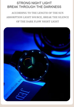 Мъжки Автоматичен часовник Reef Тигър 42 мм, луксозни механични ръчни часовници, изключително тънък син сапфир Циферблат с запас от ход, Малък Секунден циферблат