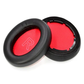 Замяна възглавница за уши, поролоновый калъф, амбушюры, мека възглавница за цял живот Q10/Q10 Bluetooth Слушалки (червен)