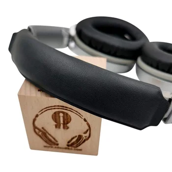 Комплект възглавници за превръзка на главата, замяна за QuietComfort QC35 QC35Ii QC25, резервни части за слушалки, малка перука на темето на главата (черен)