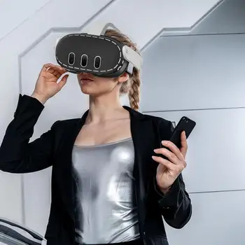 Защитен калъф за очила за виртуална реалност, калъф за очила за виртуална реалност, протектор, слушалки, Калъф за очила за виртуална реалност, Силиконов калъф за защита от надраскване, Противоударная защита