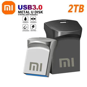 Xiaomi 2 TB 3,0 Супер Мини Метален USB Флаш-Диск 1 TB Флаш памет Високоскоростна Карта Памет 512 GB Диск U Стик 3,0 Memoria Usb