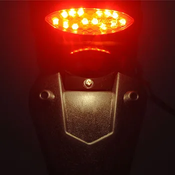 Универсален splash охрана на задното крило на мотоциклет с led задно фенер за Yamaha, калник на задно колело, led задни колела спирачна светлина, стоп-сигнал