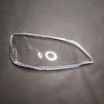 Корпус обектив на предната светлини, със стъклен капак фарове, прозрачна лампа за замяна на оригиналното абажура за Honda Civic 2001 2002 2003