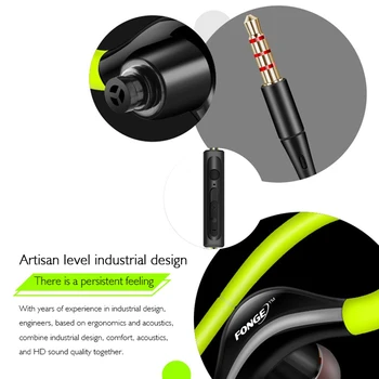 S760, опънат водоустойчиви слушалки в ушите, слушалки-куки, стерео слушалки, Спортни слушалки с микрофон