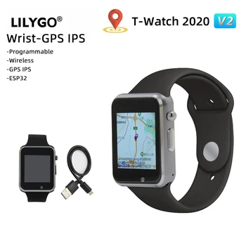 LILYGO® TTGO T-WATCH 2020 V2 GPS IPS с отворен код ESP32 WIFI Bluetooth Капацитивен сензорен екран Програмируем вибродвигатель за часа