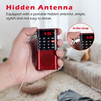 Джобно карманное FM-радио Портативни MP3 плейъри Walkman със записващо устройство, батерия За Walkman Go Hiking