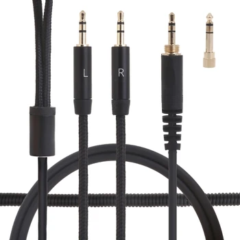 H37E Позлатени Конектори Кабел слушалки за Republic слушалки Tracks, кабели за слушалки