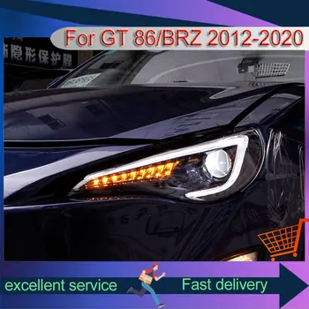Автомобилни фарове за Toyota GT 86 BRZ 2012-2020 Модификация Обновяване на автомобилни аксесоари Далечен бой ксеноновата светлина на предните светлини