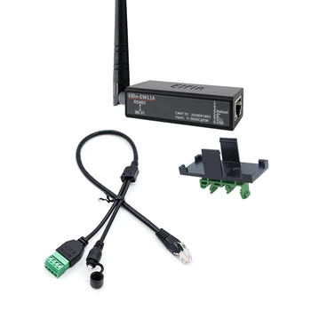 Конвертор сървърни модули на устройства със сериен порт RS485 в WiFi -EW11A-0 Предаване на данни по протокол Modbus през WiFi