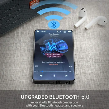 Ултра тънък MP3 MP4 аудио плейър Bluttooth с 4,0 