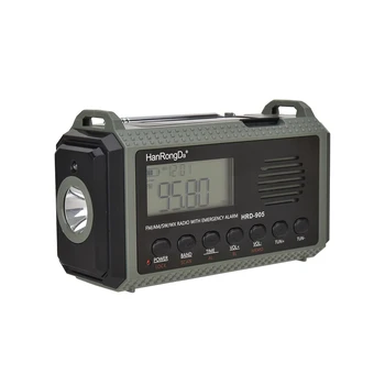 Нов РЧР-905 Fm Многодиапазонное радио 10000 ма кабел за зареждане Банка С Подкрепата на Слънчевата Зареждане Осветление Преносимо радио SOS Аларма Fm Радио